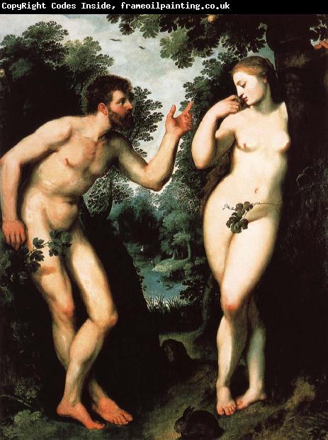 Peter Paul Rubens Adam and evy